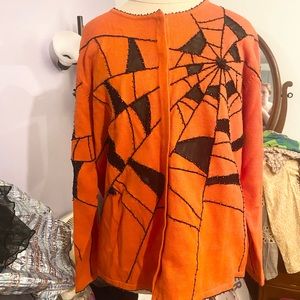 •Vintage• Quacker Factory Beaded Halloween Sweater